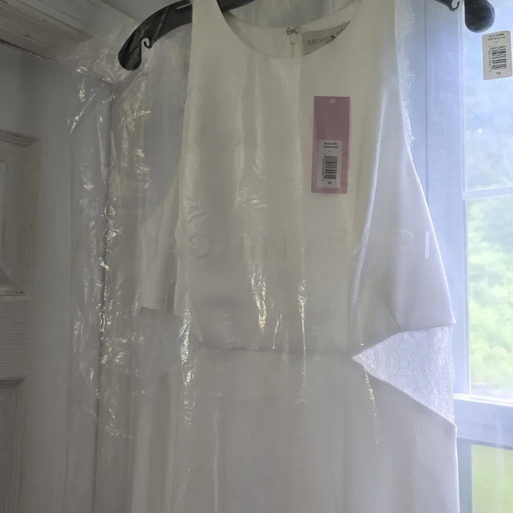 Sachin & Babi Isla Lace Panel Gown - Picture 8 of 9